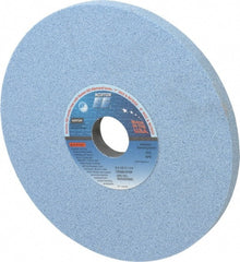 Norton - 8" Diam x 1-1/4" Hole x 1/2" Thick, G Hardness, 60 Grit Surface Grinding Wheel - Ceramic, Type 1, Medium Grade, 3,600 Max RPM, Vitrified Bond, No Recess - Exact Tooling