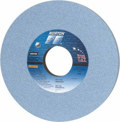 Norton - 12" Diam x 3" Hole x 1" Thick, K Hardness, 60 Grit Surface Grinding Wheel - Ceramic, Type 1, Medium Grade, 2,070 Max RPM, Vitrified Bond, No Recess - Exact Tooling