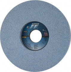 Norton - 7" Diam x 1-1/4" Hole x 1" Thick, J Hardness, 60 Grit Surface Grinding Wheel - Ceramic, Type 5, Medium Grade, 3,600 Max RPM, Vitrified Bond, One-Side Recess - Exact Tooling