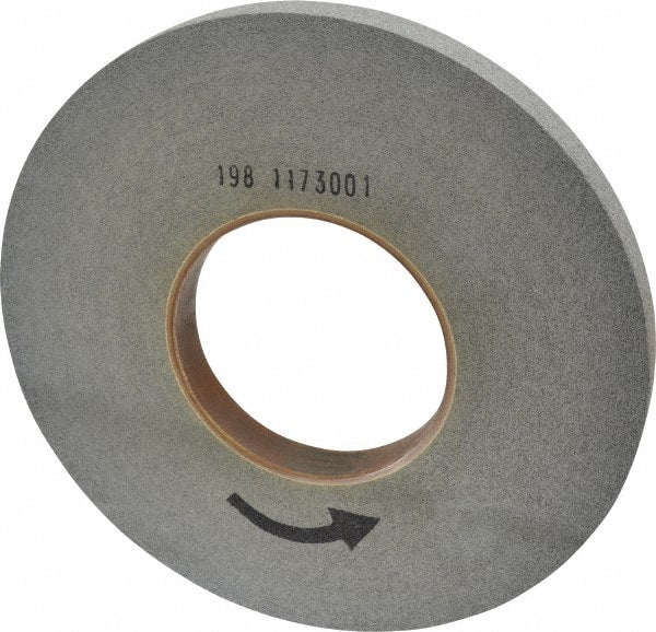 Norton - 12" Diam, 1" Face Width, 5" Center Hole, Fine Grade, Silicon Carbide Deburring Wheel - Convolute, Hard Density 9 Grade, 2,500 RPM - Exact Tooling