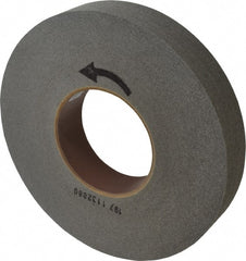 Norton - 12" Diam, 2" Face Width, 5" Center Hole, Medium Grade, Silicon Carbide Deburring Wheel - Convolute, Hard Density 8 Grade, 2,500 RPM - Exact Tooling