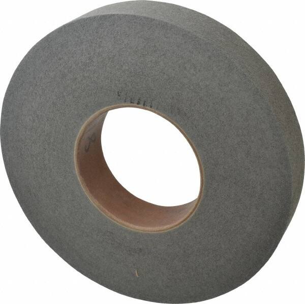 Norton - 12" Diam, 2" Face Width, 5" Center Hole, Fine Grade, Silicon Carbide Deburring Wheel - Convolute, Hard Density 9 Grade, 3,000 RPM - Exact Tooling