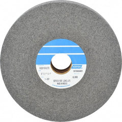 Norton - 6" Diam, 1" Face Width, 1" Center Hole, Fine Grade, Silicon Carbide Deburring Wheel - Convolute, Hard Density 9 Grade, 4,500 RPM - Exact Tooling