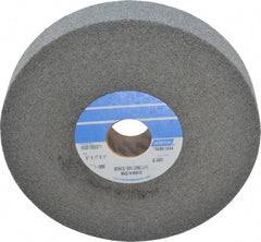 Norton - 6" Diam, 1" Face Width, 1" Center Hole, Medium Grade, Silicon Carbide Deburring Wheel - Convolute, Hard Density 9 Grade, 4,500 RPM - Exact Tooling