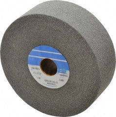 Norton - 6" Diam, 2" Face Width, 1" Center Hole, Fine Grade, Silicon Carbide Deburring Wheel - Convolute, Hard Density 9 Grade, 4,500 RPM - Exact Tooling
