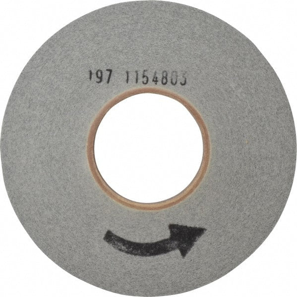 Norton - 8" Diam, 1" Face Width, 3" Center Hole, Medium Grade, Silicon Carbide Deburring Wheel - Convolute, Hard Density 9 Grade, 3,650 RPM - Exact Tooling