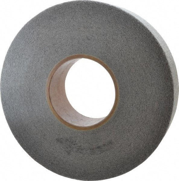Norton - 8" Diam, 2" Face Width, 3" Center Hole, Medium Grade, Silicon Carbide Deburring Wheel - Convolute, Hard Density 7 Grade, 3,650 RPM - Exact Tooling