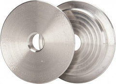 Norton - Deburring Wheel 2" Diam Reduced Bushing - Reduces Bushings from 2" to 1/2" Arbor Size, for 6" Diam Flap & Convolute Wheels - Exact Tooling