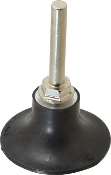 Norton - 2" Diam Quick-Change Type S Disc Backing Pad - 1/4" Shank Diam, Medium Density, 25,000 RPM, Speed-Lok TS Compatible - Exact Tooling