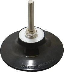 Norton - 3" Diam Quick-Change Type R Disc Backing Pad - 1/4" Shank Diam, Medium Density, 20,000 RPM, Speed-Lok TR Compatible - Exact Tooling