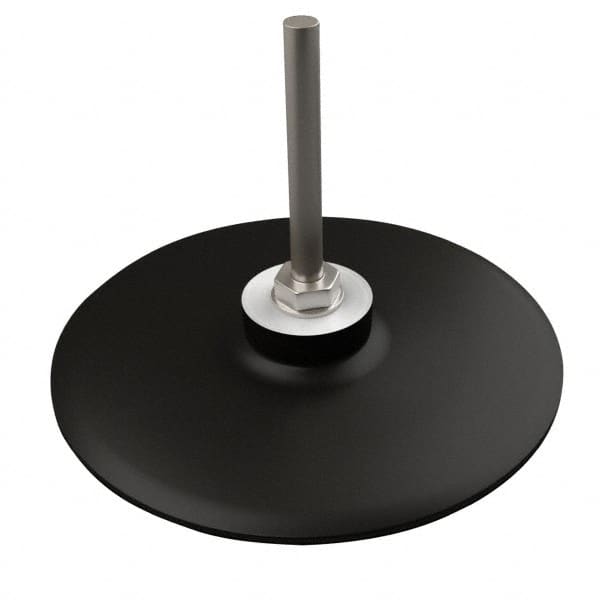 Norton - 4" Diam Quick-Change Type R Disc Backing Pad - 1/4" Shank Diam, Medium Density, 12,000 RPM, Speed-Lok TR Compatible - Exact Tooling