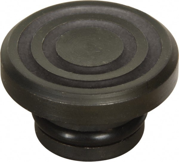 Enerpac - Hydraulic Cylinder Grooved Saddle - 1-3/8" Diam, 10 Ton Capacity - Exact Tooling