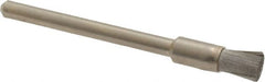 Anderson - 3/16" Brush Diam, Crimped, End Brush - 1/8" Diam Shank, 25,000 Max RPM - Exact Tooling