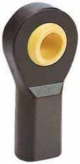 Igus - 5/16" ID, 7/8" Max OD, 473 Lb Max Static Cap, Self Aligning Spherical Rod End - 5/16-24 LH, 1/2" Shank Diam, 11/16" Shank Length, Thermoplastic with Plastic Raceway - Exact Tooling