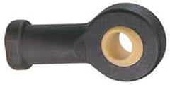 Igus - 10mm ID, 30mm Max OD, 698 Lb Max Static Cap, Self Aligning Spherical Rod End - M10x1.5 LH, 15mm Shank Diam, 20mm Shank Length, Thermoplastic with Plastic Raceway - Exact Tooling