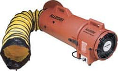 Allegro - 831 CFM, Electrical AC Axial Blower Kit - 8 Inch Inlet/Outlet, 0.33 HP, 115 Max Voltage Rating - Exact Tooling