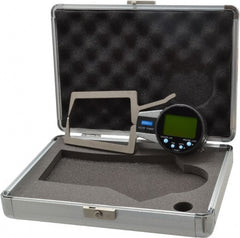 Fowler - 0 to 0.79 Inch, Outside Electronic Caliper Gage - 0.0005 Inch Resolution, 0.0008 Inch Accuracy, 357 Battery - Exact Tooling