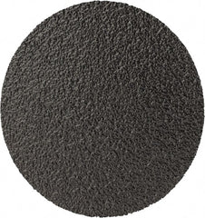 3M - 2" Disc Diam, 80 Grit, Zirconia Alumina Quick Change Disc - Type R Attaching System, Coated, Black, Medium Grade, 25,000 RPM, 501C Series - Exact Tooling