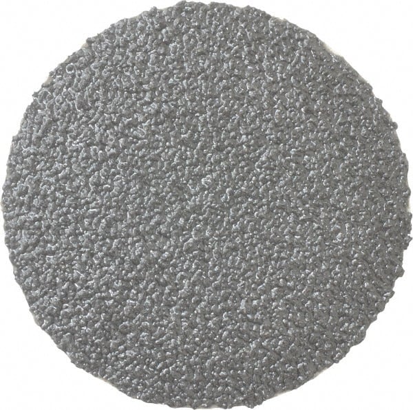 3M - 2" Disc Diam, 50 Grit, Zirconia Alumina Quick Change Disc - Type S Attaching System, Coated, Black, Coarse Grade, 25,000 RPM, 501C Series - Exact Tooling