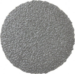 3M - 2" Disc Diam, 50 Grit, Zirconia Alumina Quick Change Disc - Type S Attaching System, Coated, Black, Coarse Grade, 25,000 RPM, 501C Series - Exact Tooling