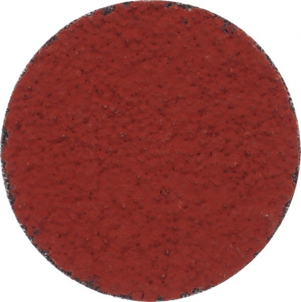 3M - 2" Disc Diam, 36 Grit, Ceramic Quick Change Disc - Type S Attaching System, Coated, Orange, Very Coarse Grade, 25,000 RPM, 777F Series - Exact Tooling