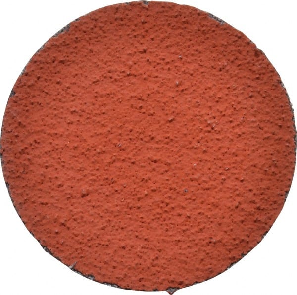 3M - 2" Disc Diam, 60 Grit, Ceramic Quick Change Disc - Type S Attaching System, Coated, Orange, Medium Grade, 25,000 RPM, 777F Series - Exact Tooling