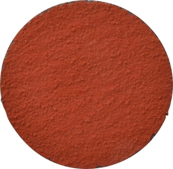 3M - 2" Disc Diam, 80 Grit, Ceramic Quick Change Disc - Type S Attaching System, Coated, Orange, Medium Grade, 25,000 RPM, 777F Series - Exact Tooling