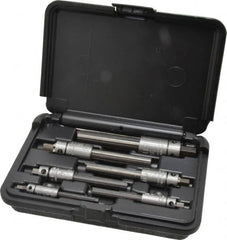 Walton - 1/4 to 5/8" Tap Extractor Set - 4 Flutes, 6 Pieces - Exact Tooling