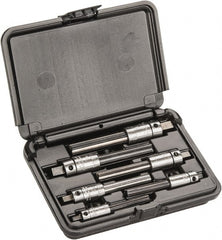 Walton - 5/16 to 5/8" Tap Extractor Set - 4 Flutes, 6 Pieces - Exact Tooling