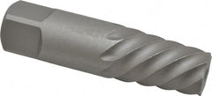 Interstate - Spiral Flute Screw Extractor - #9 Extractor for 1-3/8 to 2" Screw, 4-5/8" OAL - Exact Tooling