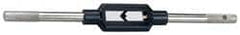 Interstate - 1/2 to 1-3/4" Tap Capacity, Straight Handle Tap Wrench - 30" Overall Length - Exact Tooling