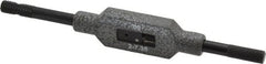Interstate - 1/8 to 1/4" Tap Capacity, Straight Handle Tap Wrench - 5" Overall Length - Exact Tooling