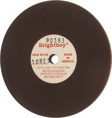 Cratex - 3" Diam x 1/4" Hole x 1/8" Thick, 46 Grit Surface Grinding Wheel - Coarse Grade - Exact Tooling