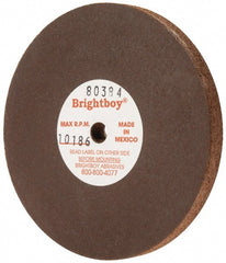 Cratex - 3" Diam x 1/4" Hole x 1/4" Thick, 46 Grit Surface Grinding Wheel - Coarse Grade - Exact Tooling