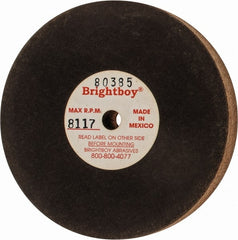 Cratex - 3" Diam x 1/4" Hole x 1/2" Thick, 46 Grit Surface Grinding Wheel - Coarse Grade - Exact Tooling