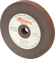 Cratex - 4" Diam x 1/2" Hole x 1/2" Thick, 46 Grit Surface Grinding Wheel - Coarse Grade - Exact Tooling