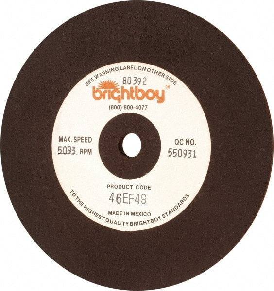 Cratex - 6" Diam x 1/2" Hole x 1/4" Thick, 46 Grit Surface Grinding Wheel - Coarse Grade - Exact Tooling