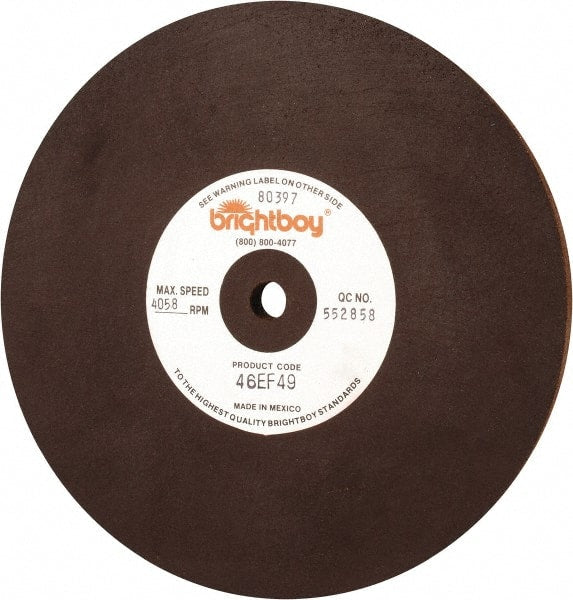 Cratex - 8" Diam x 1/2" Hole x 1/2" Thick, 46 Grit Surface Grinding Wheel - Coarse Grade - Exact Tooling