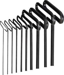 Eklind - 10 Piece T-Handle Hex Key Set - Exact Tooling