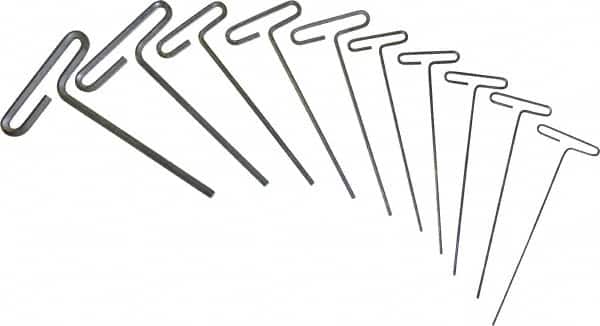 Eklind - 10 Piece T-Handle Hex Key Set - Exact Tooling