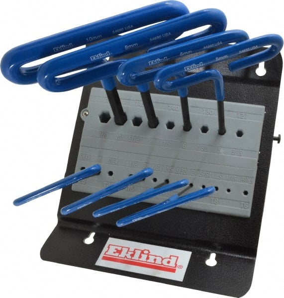 Eklind - 8 Piece T-Handle Hex Key Set - Exact Tooling