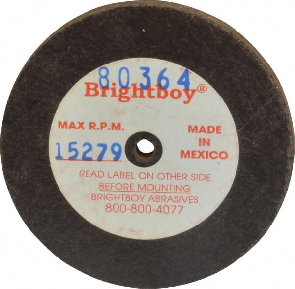 Cratex - 2" Diam x 1/8" Hole x 1/8" Thick, 46 Grit Surface Grinding Wheel - Coarse Grade - Exact Tooling