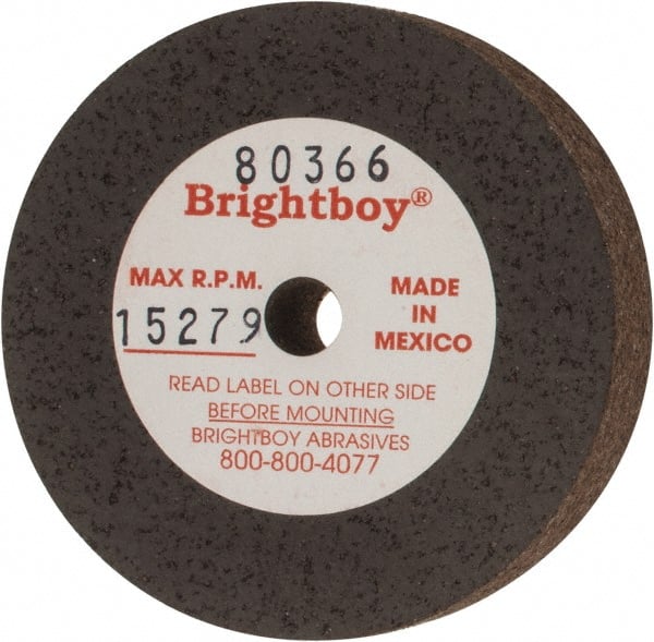 Cratex - 2" Diam x 1/4" Hole x 1/2" Thick, 46 Grit Surface Grinding Wheel - Coarse Grade - Exact Tooling