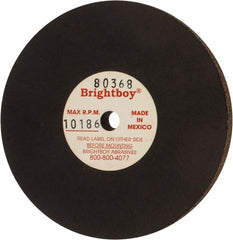 Cratex - 3" Diam x 1/4" Hole x 1/4" Thick, 46 Grit Surface Grinding Wheel - Coarse Grade - Exact Tooling