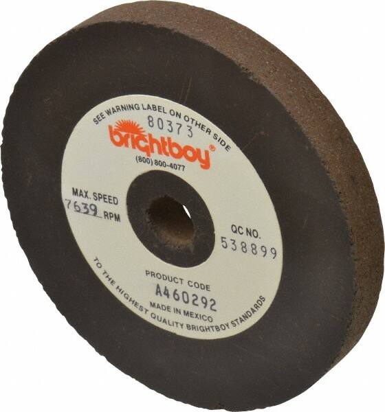 Cratex - 4" Diam x 1/2" Hole x 1/2" Thick, 46 Grit Surface Grinding Wheel - Coarse Grade - Exact Tooling