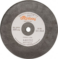Cratex - 6" Diam x 1/2" Hole x 1/8" Thick, 46 Grit Surface Grinding Wheel - Coarse Grade - Exact Tooling