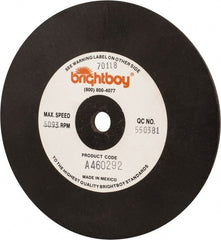 Cratex - 6" Diam x 1/2" Hole x 1/4" Thick, 46 Grit Surface Grinding Wheel - Coarse Grade - Exact Tooling