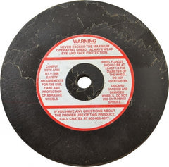 Cratex - 6" Diam x 1/2" Hole x 1/2" Thick, 46 Grit Surface Grinding Wheel - Coarse Grade - Exact Tooling