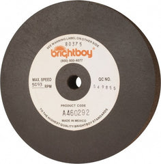 Cratex - 6" Diam x 1/2" Hole x 1" Thick, 46 Grit Surface Grinding Wheel - Coarse Grade - Exact Tooling