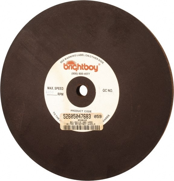 Cratex - 8" Diam x 1/2" Hole x 1/2" Thick, 46 Grit Surface Grinding Wheel - Exact Tooling
